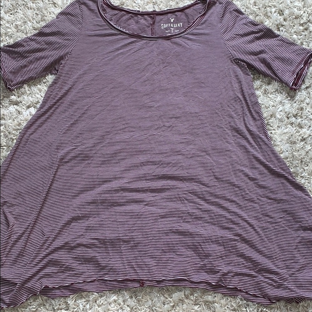 long, loose fitted shirt